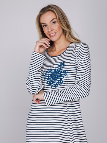 Pastunette Nightgown 'Nordic Bloom' in Blue