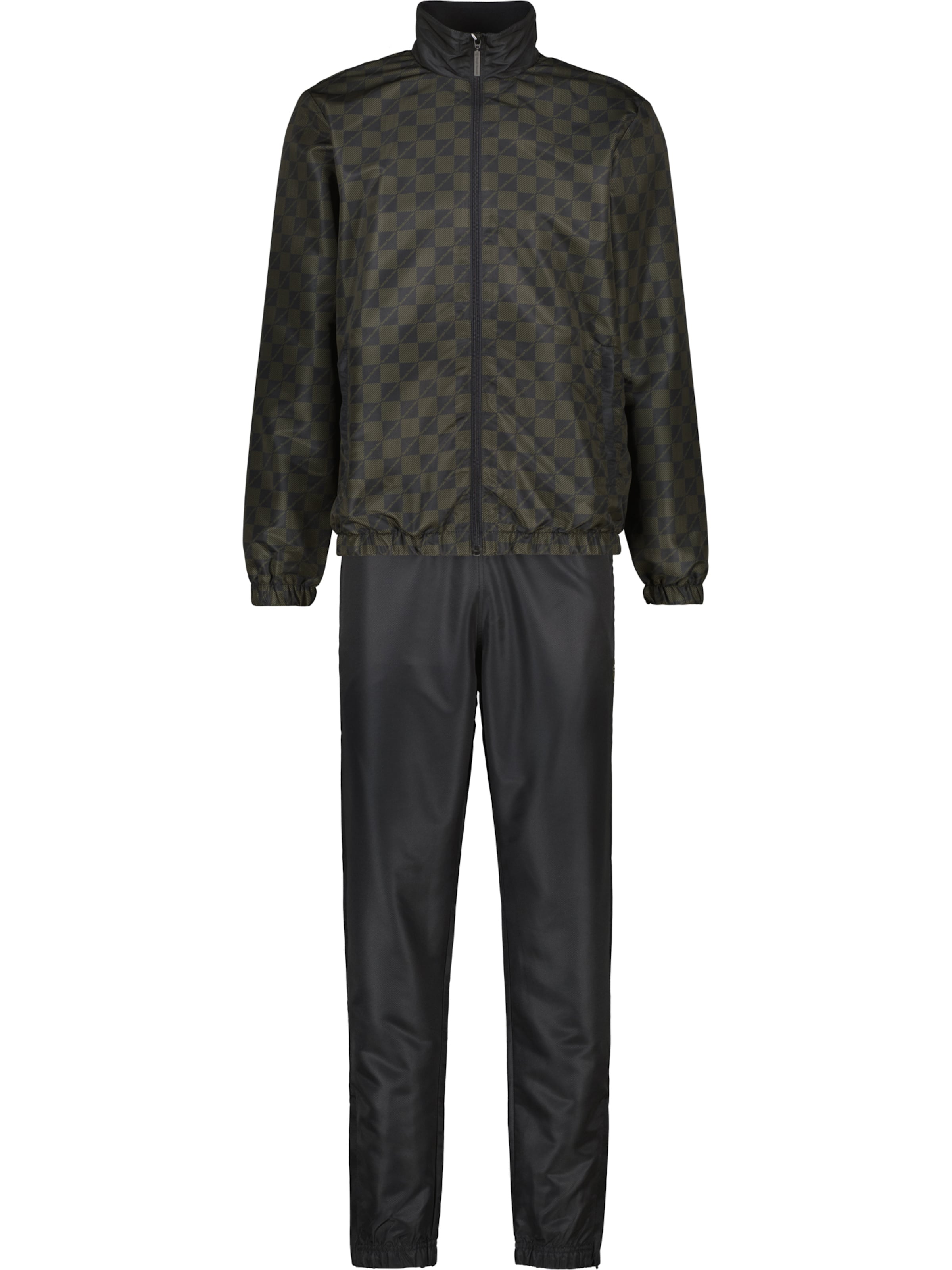 Sergio Tacchini Trainingsanzug ' INTRICO ' in Schwarz: Vorderseite