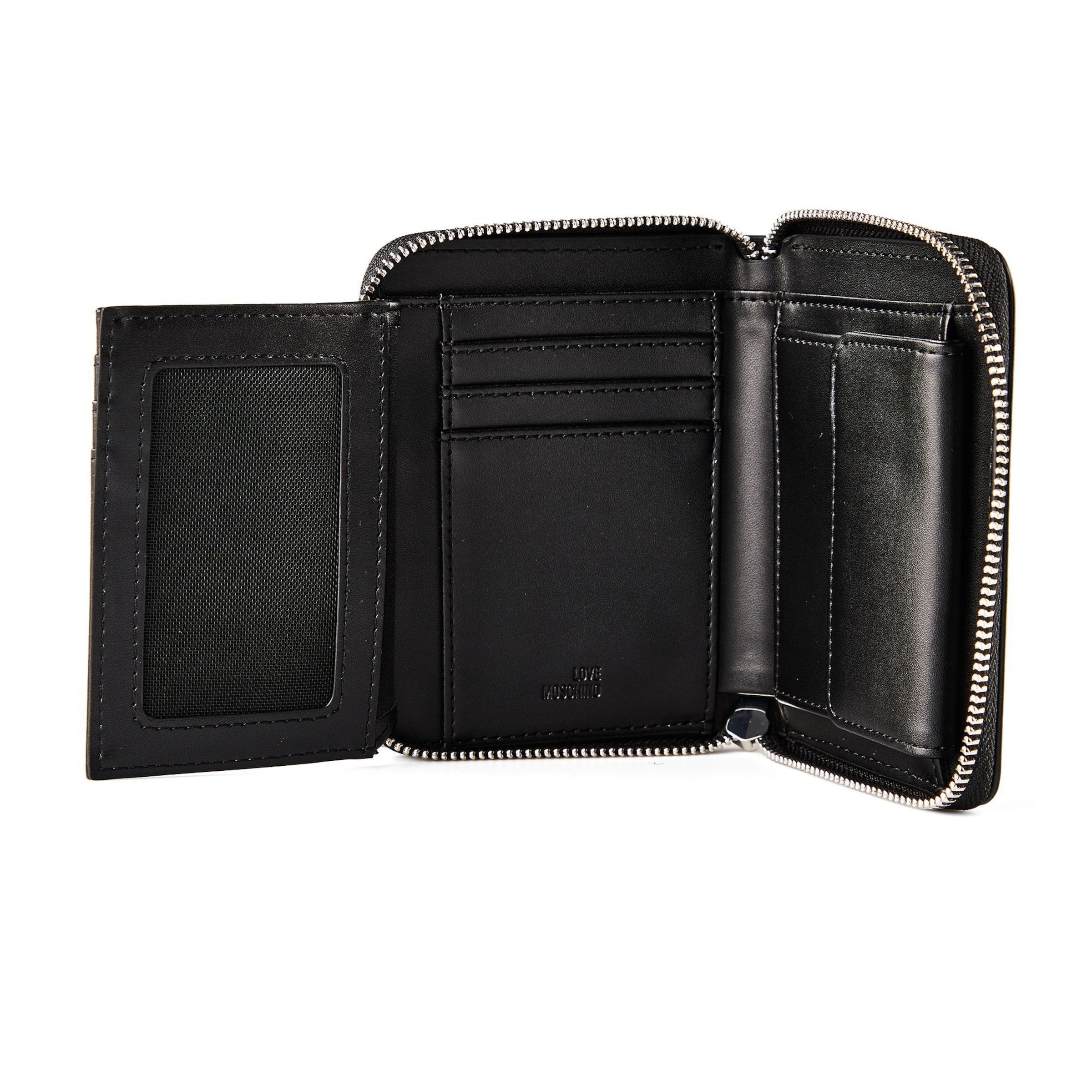 Porte-monnaies 'Bold Love' Love Moschino en noir