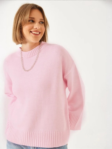 Bianco Lucci Oversized trui in Roze