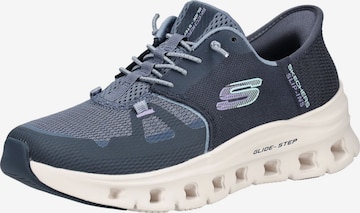 Sneaker bassa di SKECHERS in blu: frontale