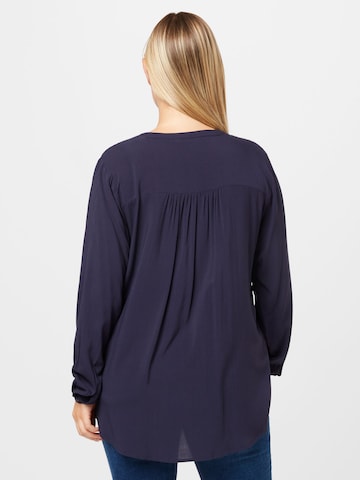 ONLY Carmakoma Bluse 'Anita' in Blau