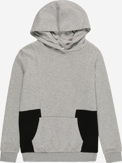 NAME IT Sweatshirt 'Faxei' in graumeliert / schwarz, Produktansicht