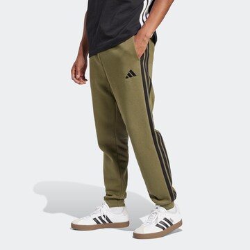 ADIDAS SPORTSWEAR Tapered Sports trousers 'Essentials' in Green
