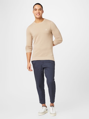 JACK & JONES Regular Bandplooibroek 'BILL RICO' in Blauw