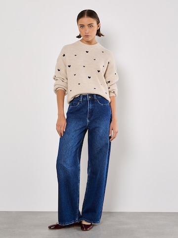 Pull-over ' ' Apricot en gris : devant