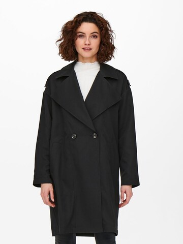 Manteau mi-saison ONLY en noir : devant