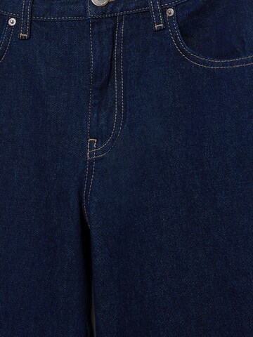 Pull&Bear Wide Leg Jeans in Blau