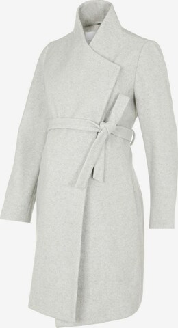 MAMALICIOUS Přechodný kabát 'New Roxy' – šedá: přední strana