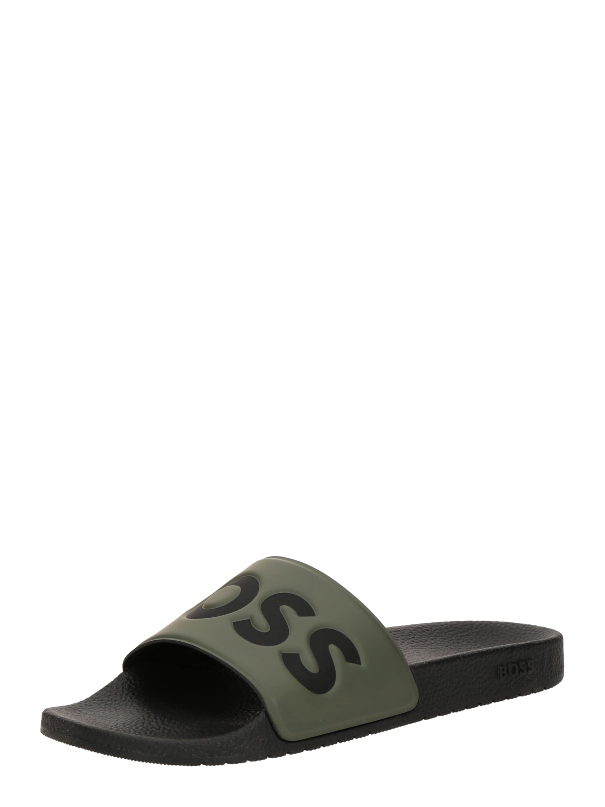 Zoccoletto 'Aryeh' di BOSS in verde: frontale