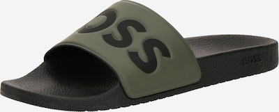 BOSS Klapki 'Aryeh' w kolorze zielony / czarnym, Podgląd produktu