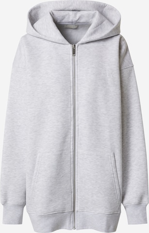 LeGer by Lena Gercke Zip-Up Hoodie 'Thekla' in Grey: front