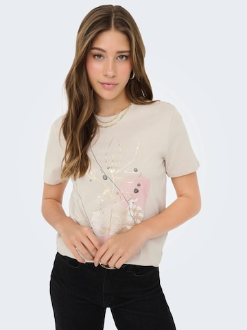 pilka ONLY Marškinėliai 'ONLKITA JANY'