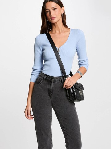 Pull-over Morgan en bleu : devant