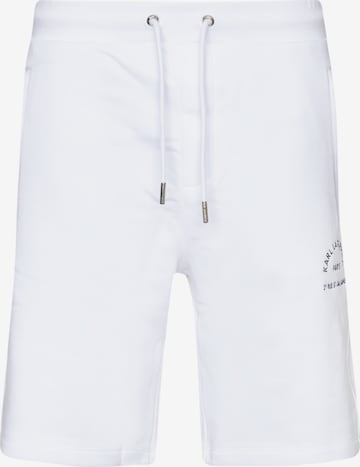 Karl Lagerfeld Regular Pants in White: front