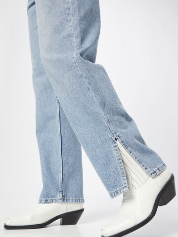 Global Funk Wide leg Jeans in Blauw