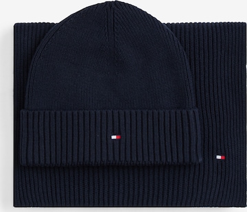 mėlyna TOMMY HILFIGER Megzta kepurė: priekis