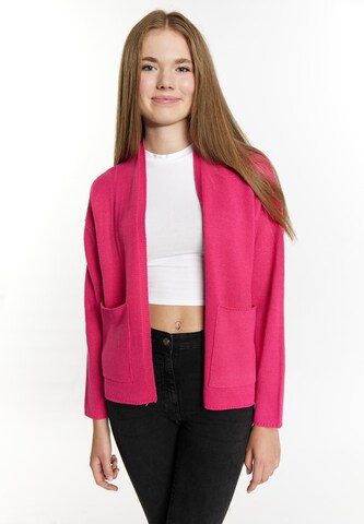 MYMO Knit cardigan 'Biany' in Pink: front