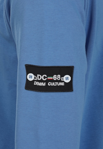 DENIM CULTURE Sweatshirt 'SANTIAGO' in Blue