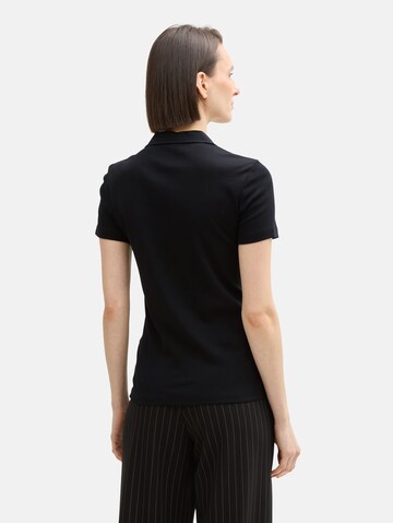TOM TAILOR Shirt in Zwart