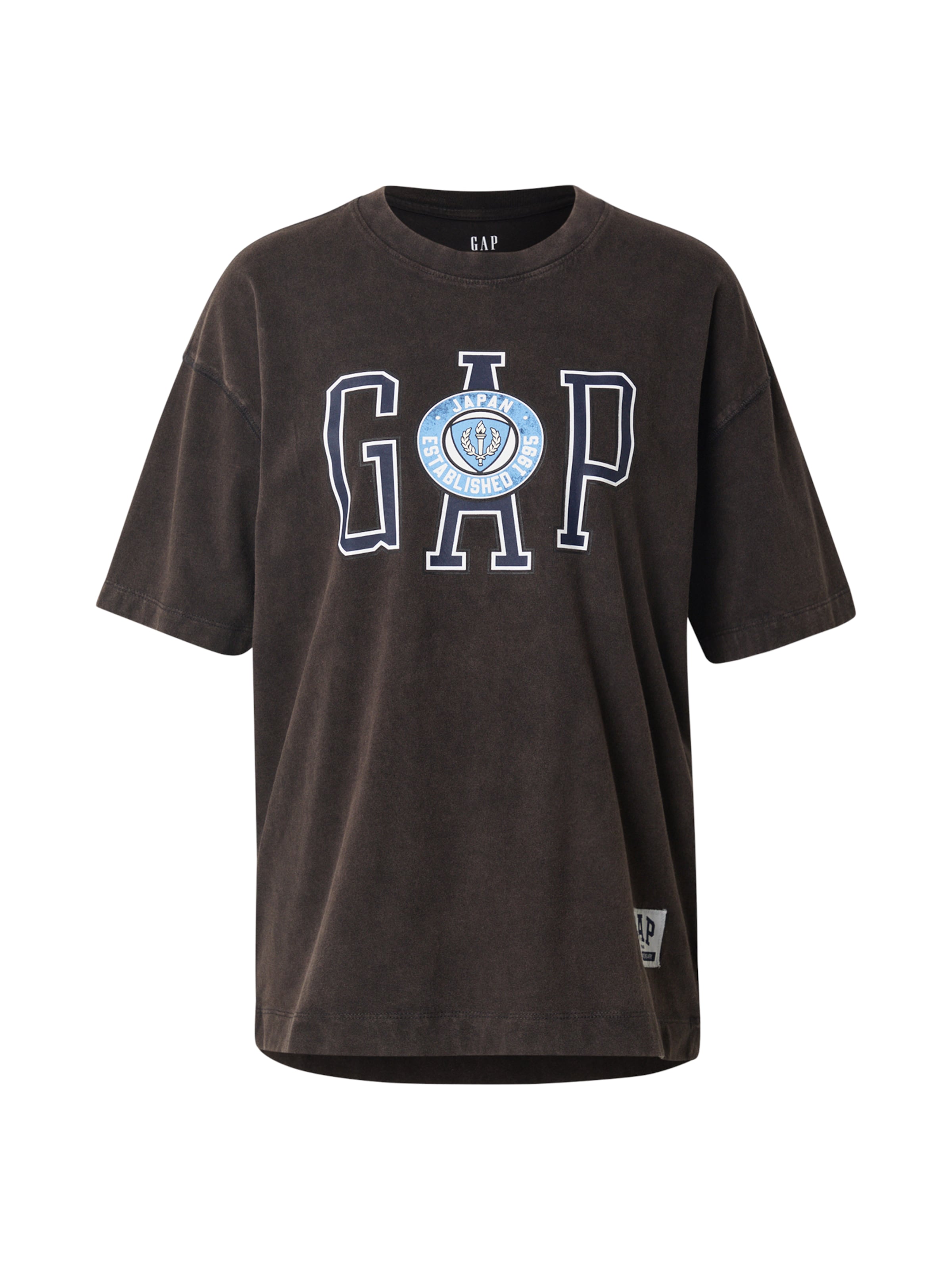 Maglia extra large di GAP in marrone: frontale