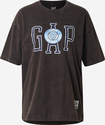 T-shirt oversize GAP en marron : devant
