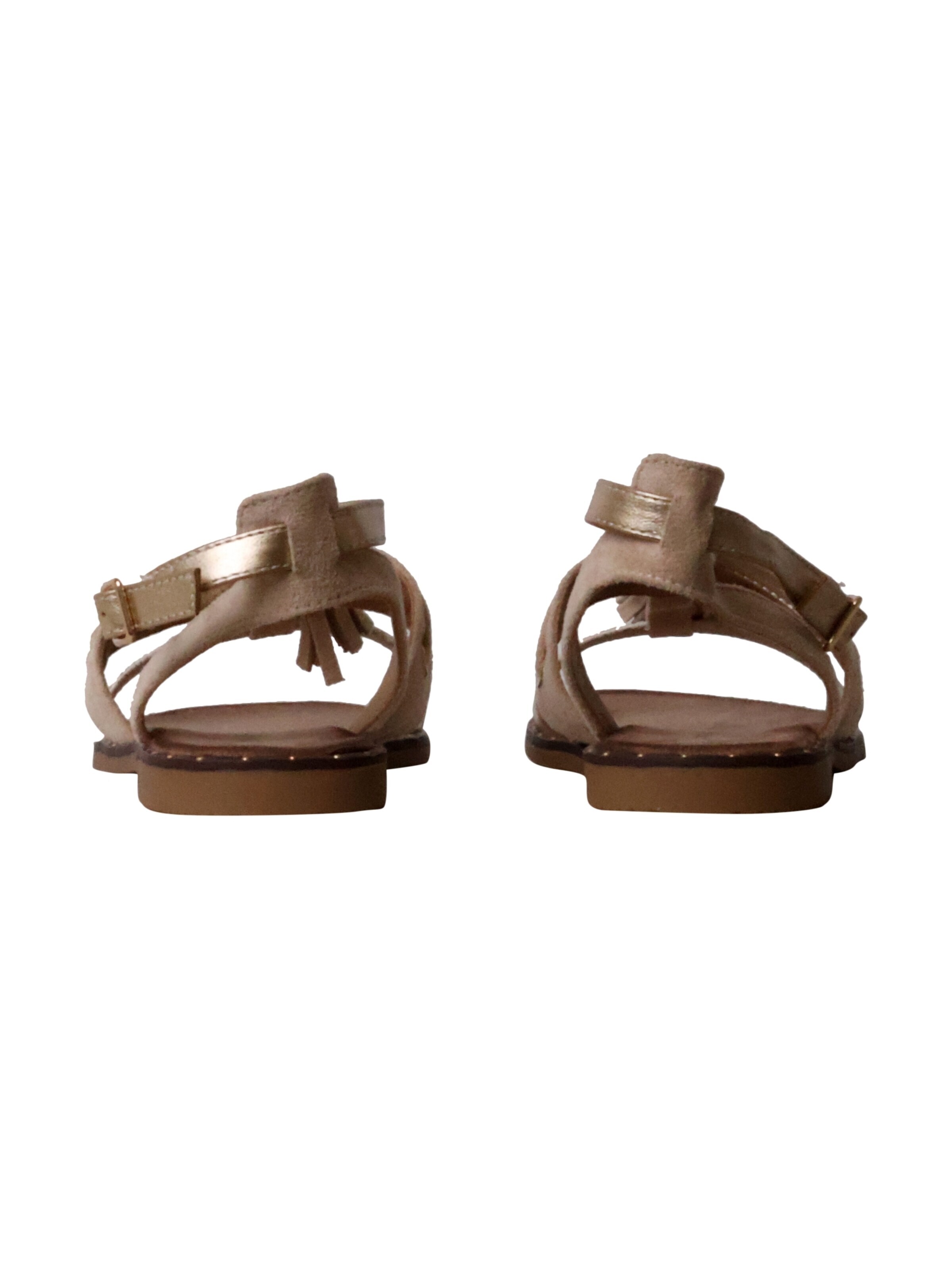 Super Mode - Sandalias 'Flache Sandalen mit Riemchen' en beige