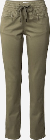 ZABAIONE Regular Trousers 'Cami' in Green: front