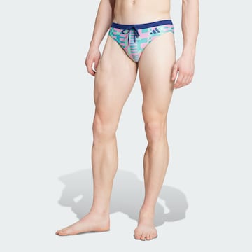 ADIDAS PERFORMANCE Sports swimming trunks 'Tom Daley' in Green: front