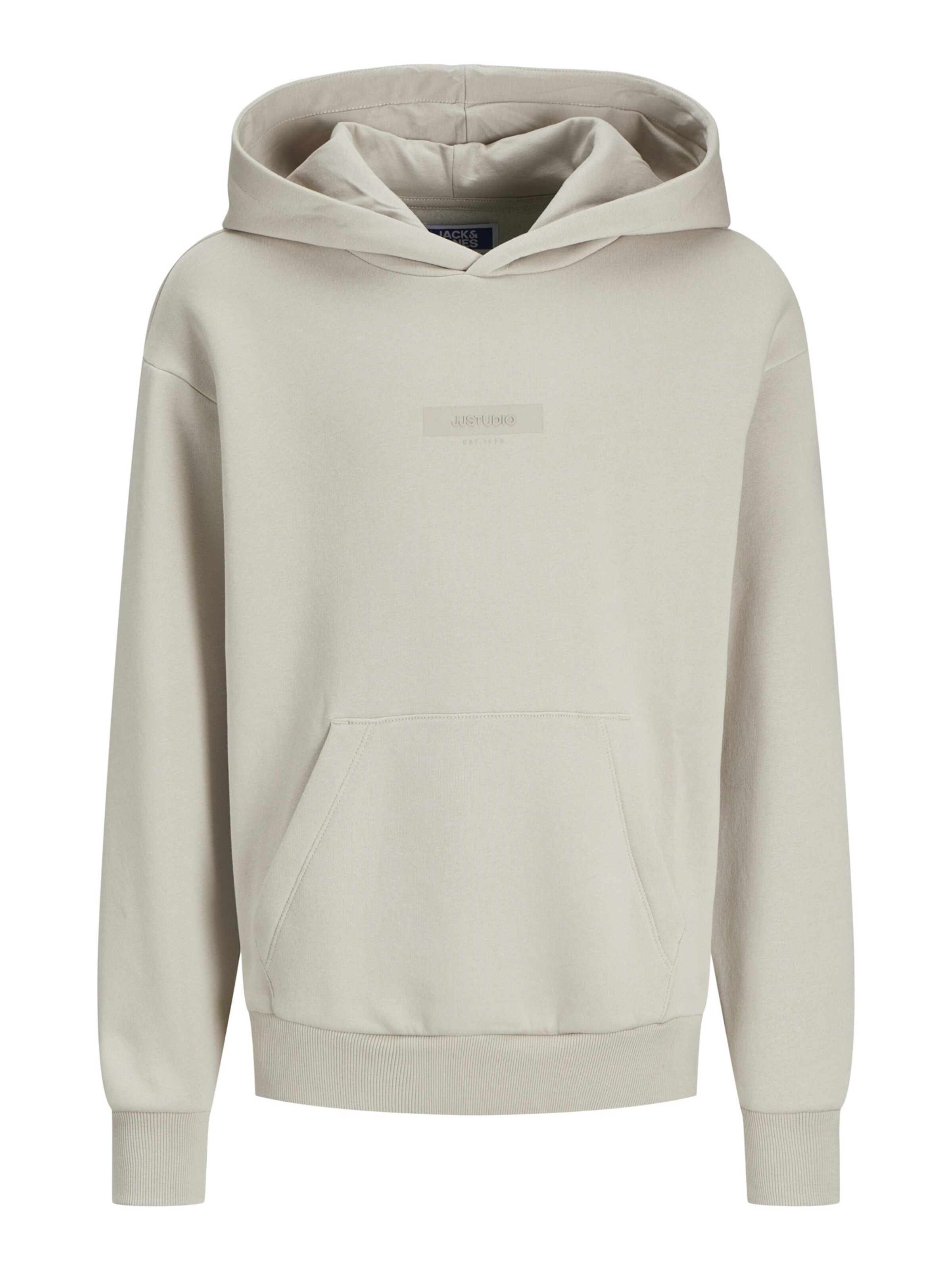 Jack & Jones Junior Hoodie 'Taka' in Grau: Vorderseite