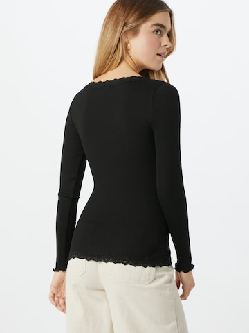 rosemunde Knit Cardigan 'Silk' in Black