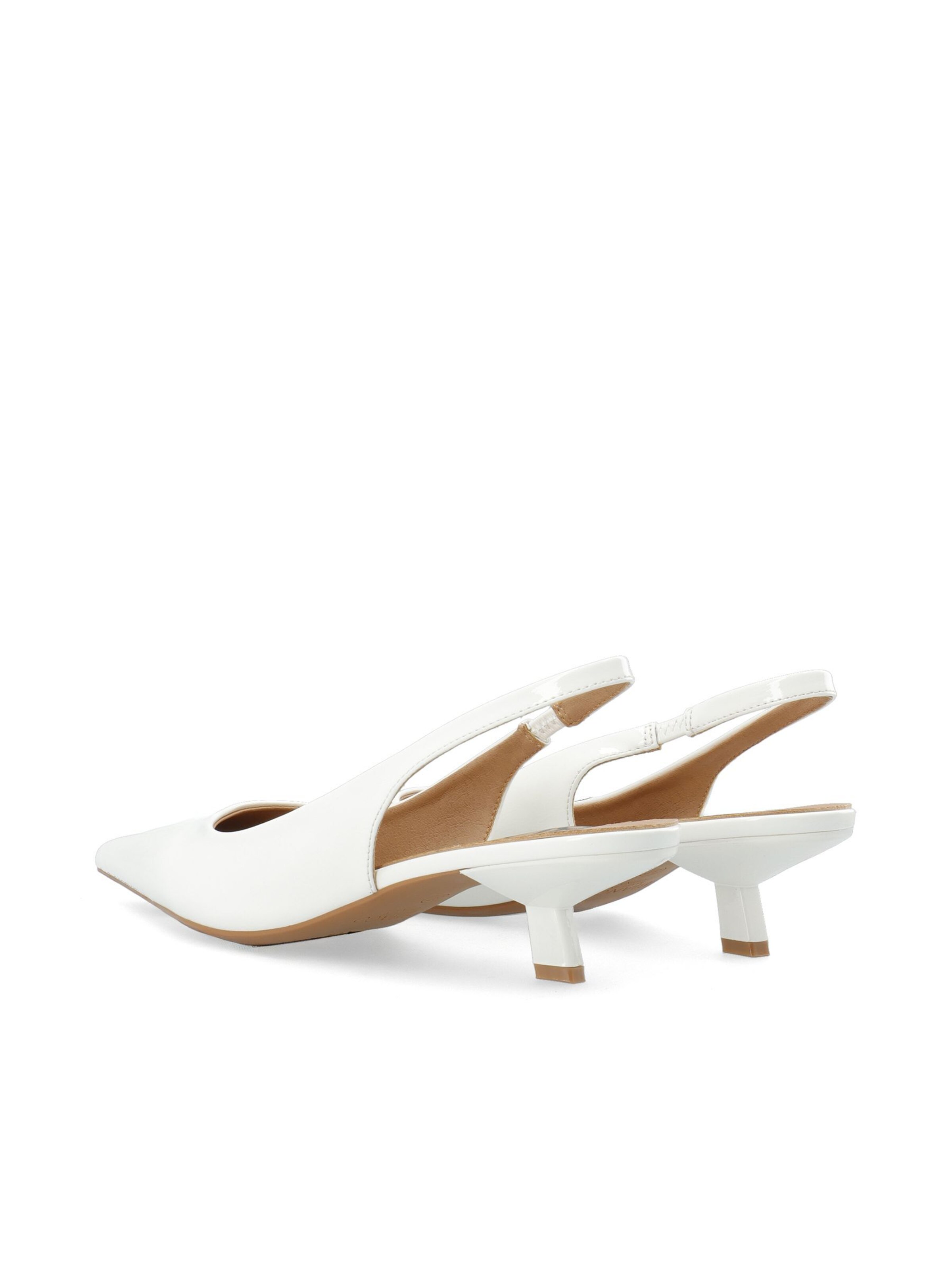 Bianco Slingpumps 'Kristin' i hvid