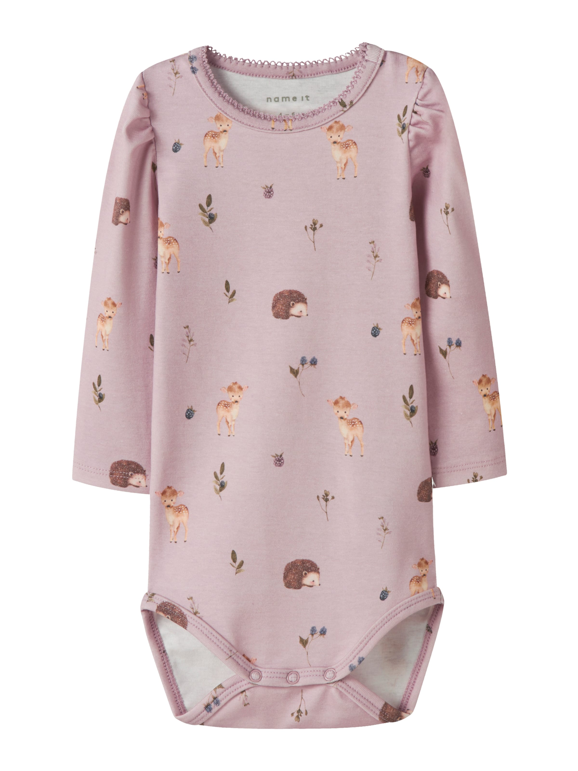 NAME IT Romper/Bodysuit 'NBFOTIA' in Purple: front