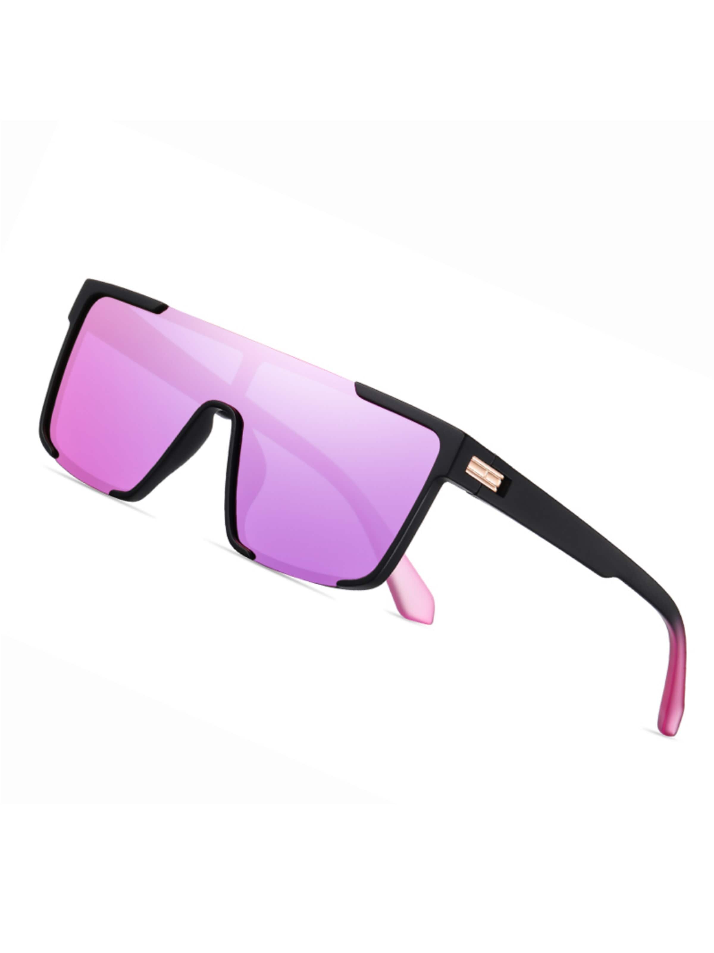 VEYREY Sonnenbrille 'Halber Rahmen Sonnenbrillen Tupirit'‌‌‌‌‌‌‌‌ in Schwarz