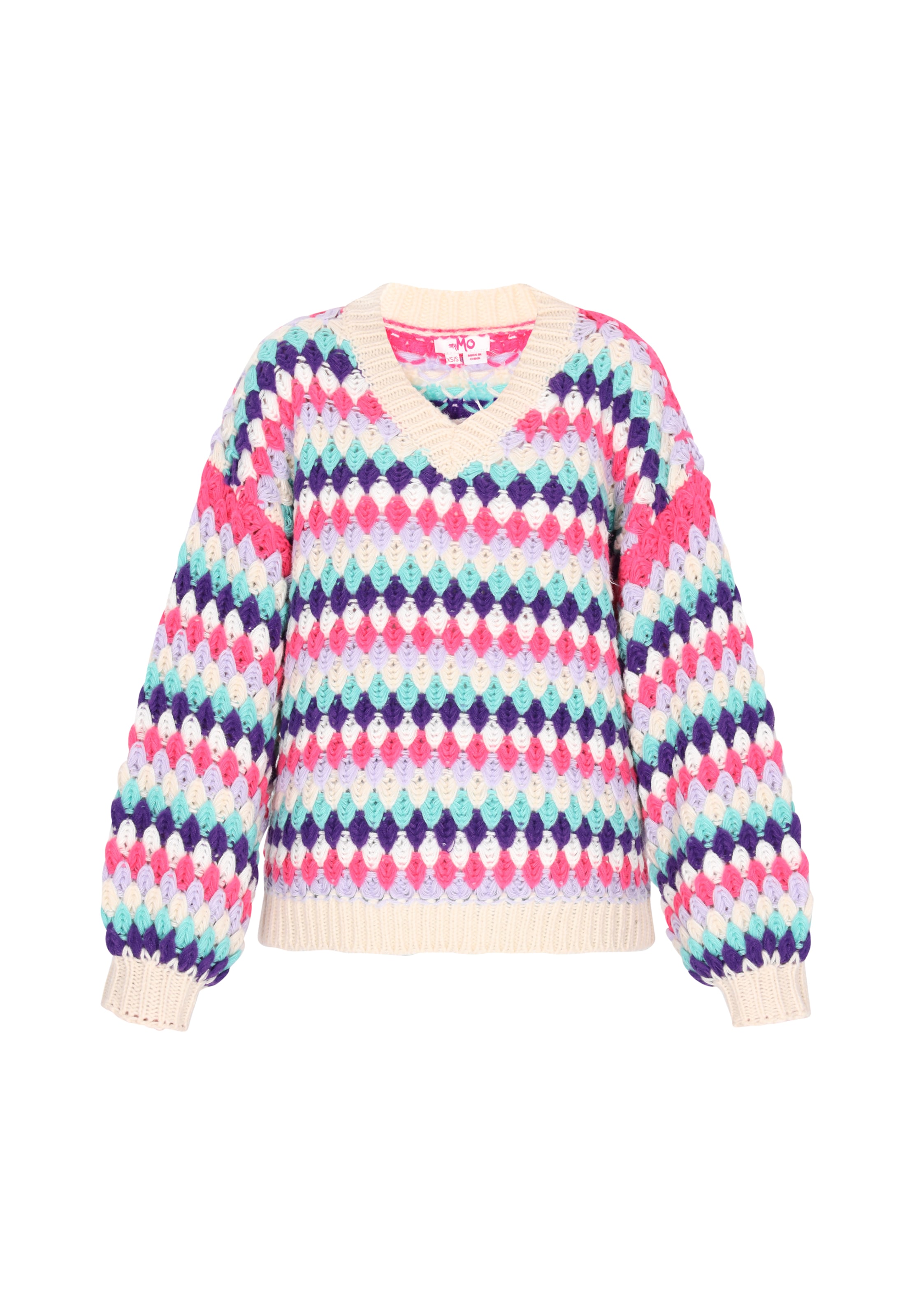 MYMO Свитер 'Young Fashion' в Зеленый: спереди