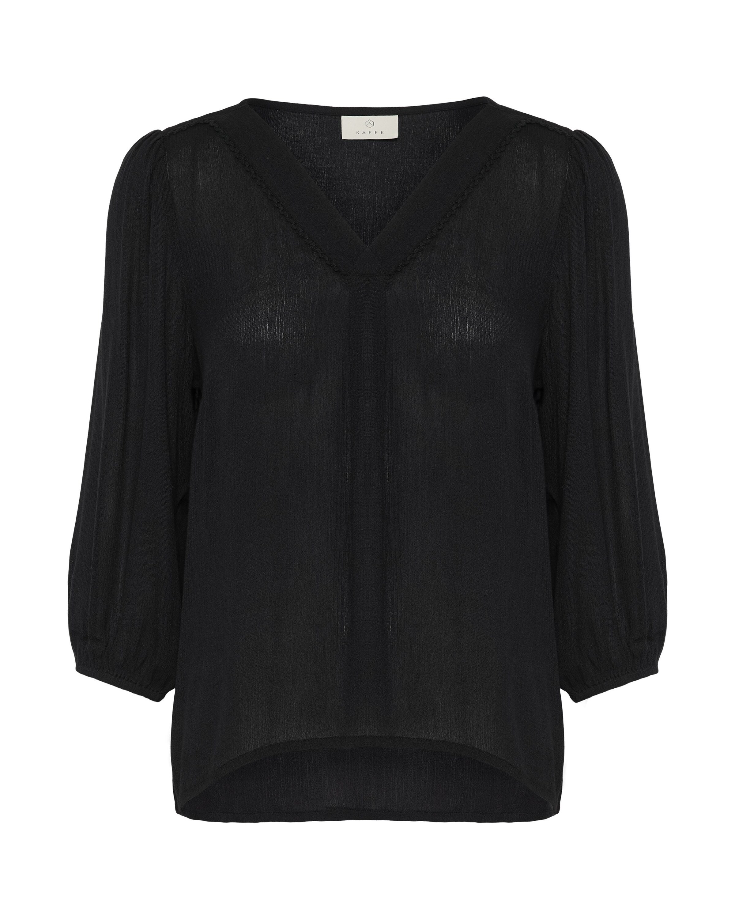 Kaffe - Blusa 'KAfia' em preto: frente