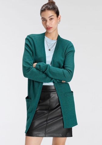 TAMARIS Knit Cardigan in Green: front