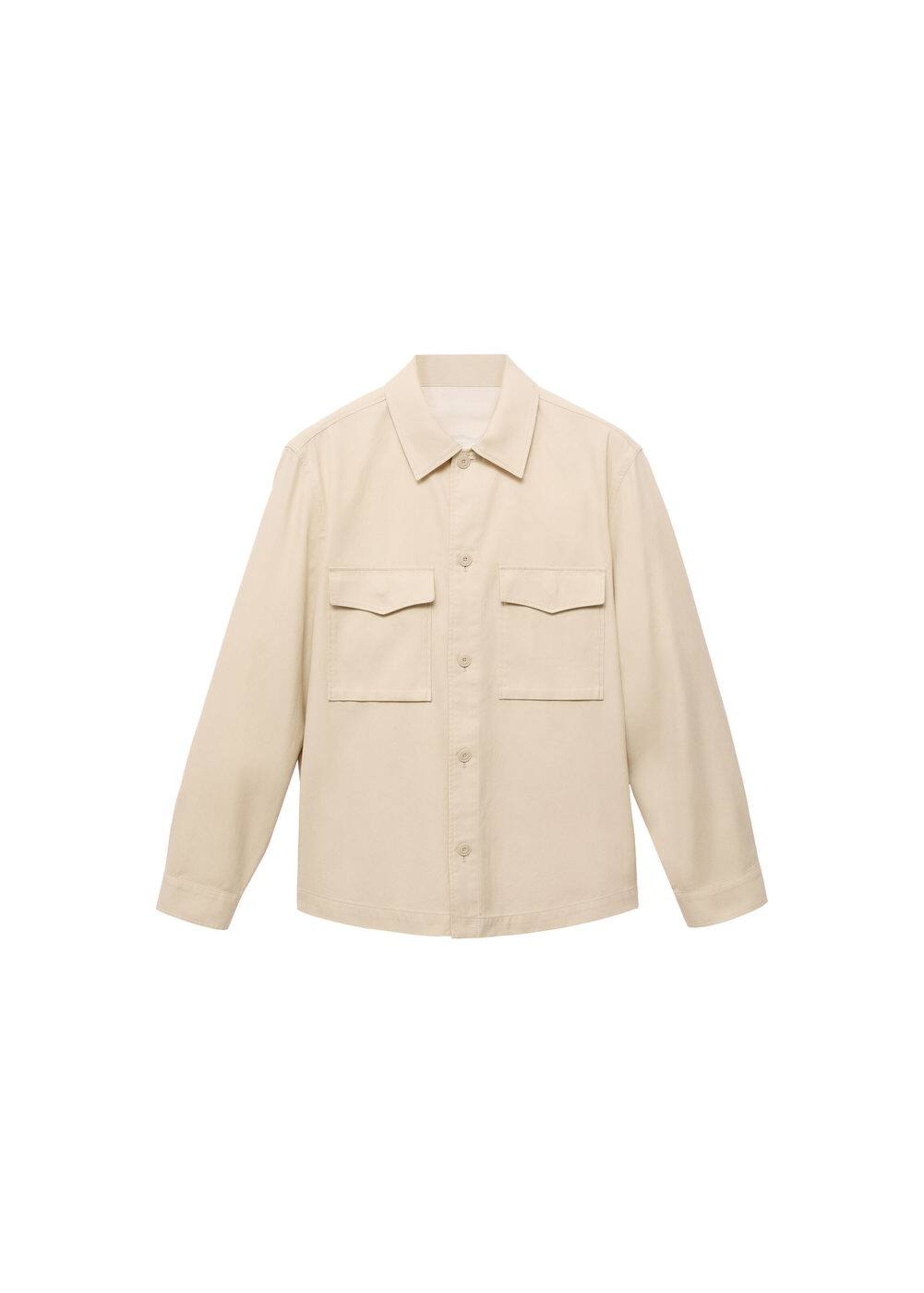 MANGO MAN Übergangsjacke 'Alicudi2' in Beige: Vorderseite