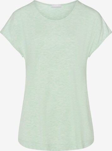 Hanro Shirt ' Natural Elegance ' in Green: front