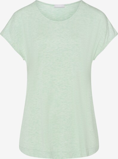 Hanro T-shirt ' Natural Elegance ' en menthe / vert clair, Vue avec produit