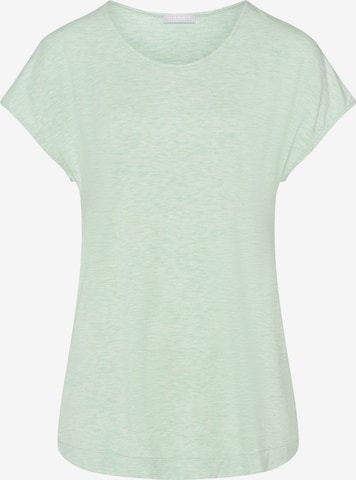 Hanro Shirt ' Natural Elegance ' in Green: front