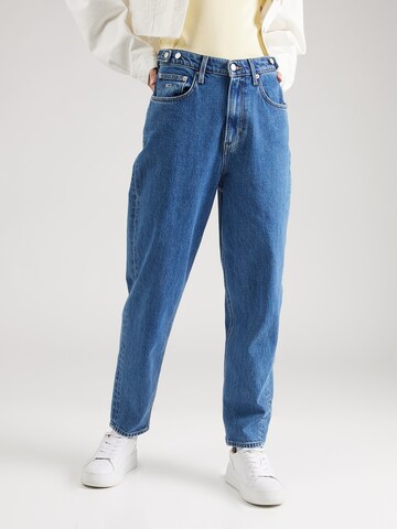 Tommy Jeans - Tapered Vaquero 'Mom Ultra High' en azul: frente