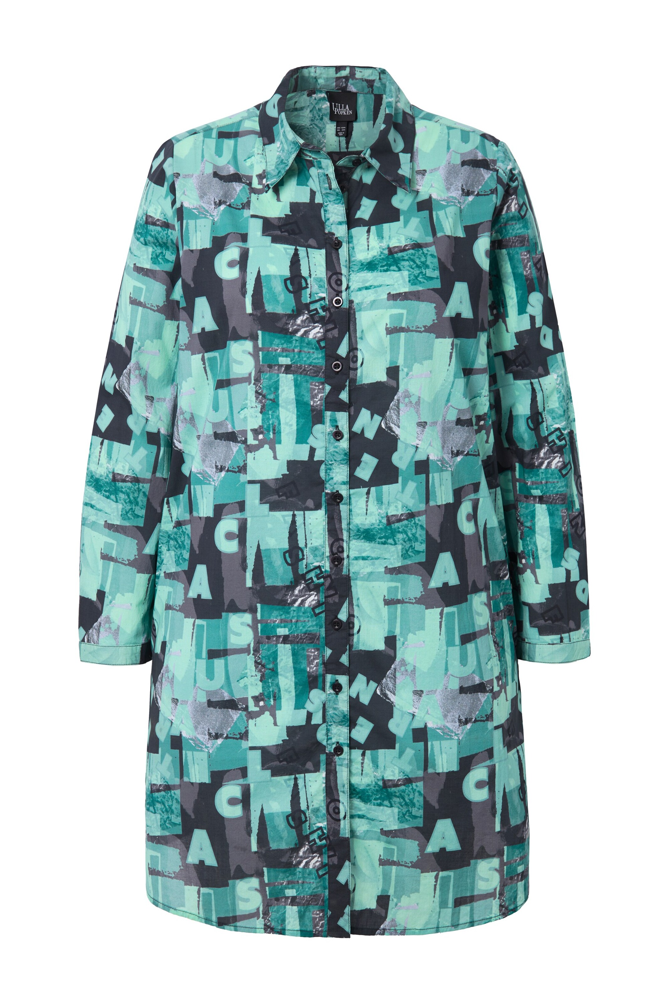 Ulla Popken Tunika in Blau: Vorderseite