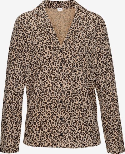 s.Oliver Pajama shirt in XXS-XS in Umbra / Black, Item view