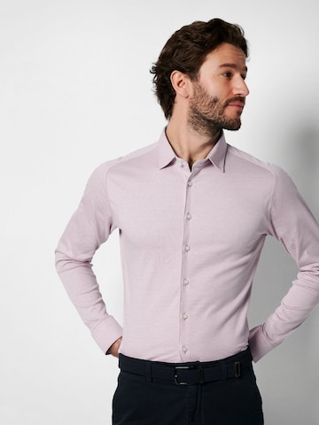 DESOTO Slim fit Zakelijk overhemd in Roze: voorkant