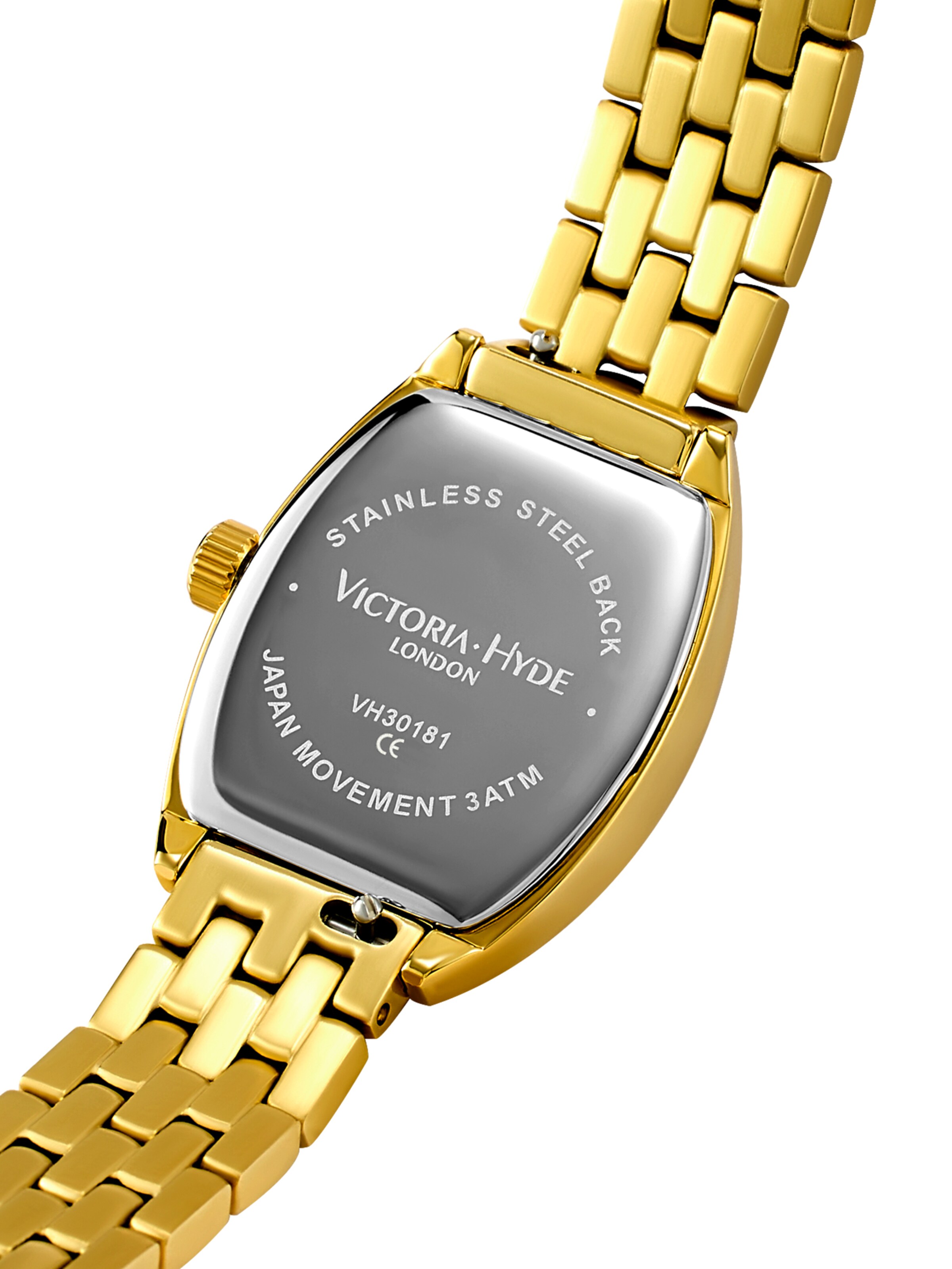 Montre à affichage analogique 'Barrel' Victoria Hyde en or