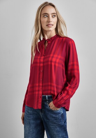 STREET ONE Bluse in Rot: Vorderseite