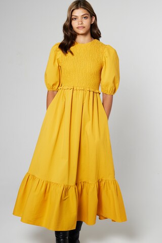 Robe Aligne en jaune : devant