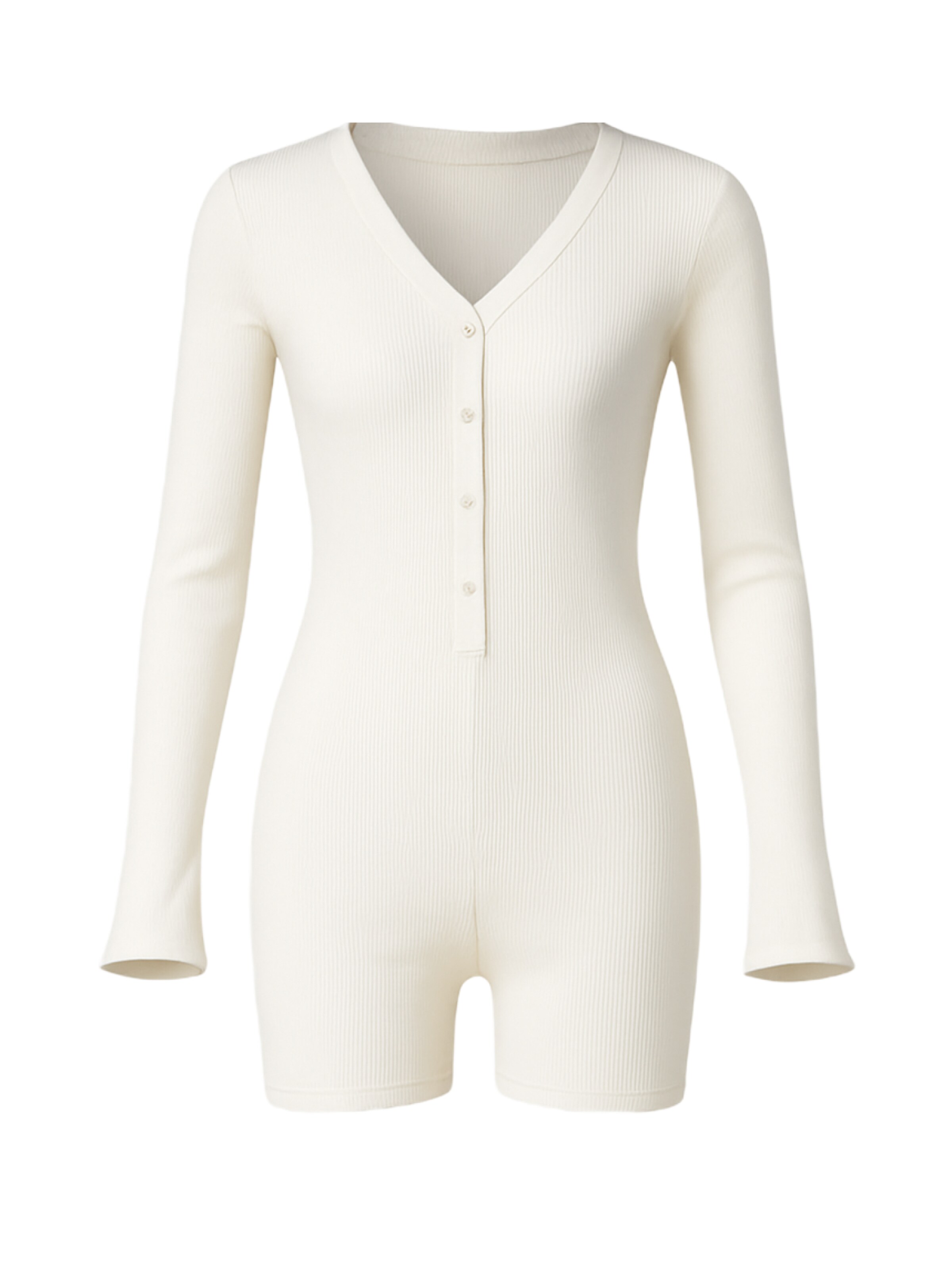 C&City Pyjama in Weiß: Vorderseite