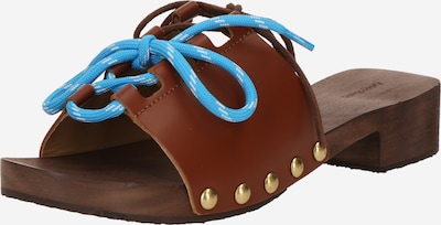 & Other Stories Natikače s potpeticom u svijetloplava / smeđa, Pregled proizvoda